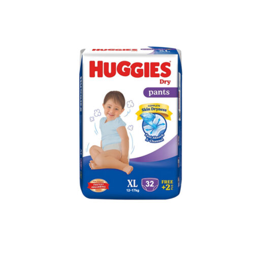 Huggies Dry Pants XL Size Diaper 12-17 kg 32 pcs (Malaysia)