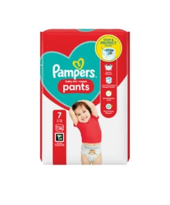 Pampers Baby Dry Diaper Size 7 Pant 17+ kg 50 pcs Jumbo Pack (UK)