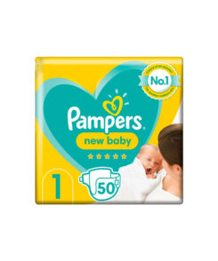 Pampers Premium Newborn Diapers Size 1 Belt 2-5 kg- 50 pcs (UK)