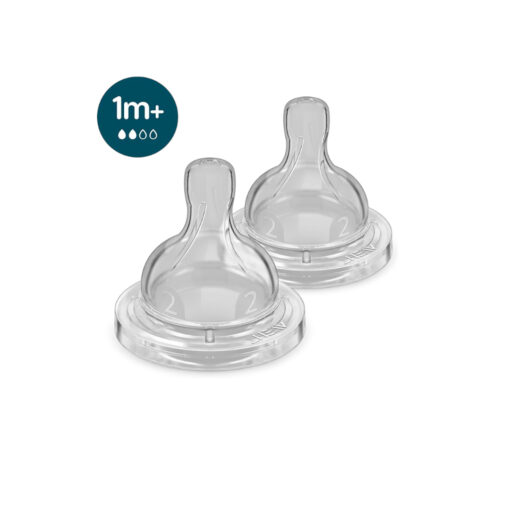 Philips Avent Anti-Colic Nipple 1 Months+ 2pcs