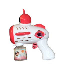 Space-Themed Bubble Gun – Automatic Bubble Blaster Toy