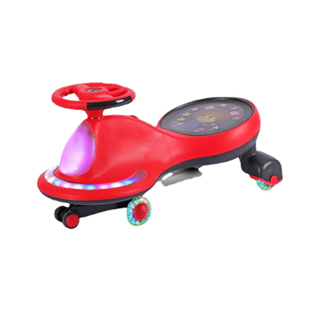 Babyhug Orbit Swing Car with Light & Music - Yellow